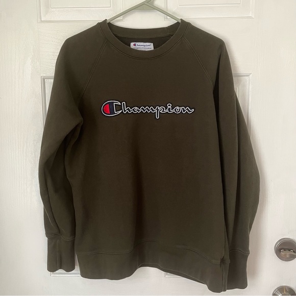 Champion spell out logo crewneck sweatshirt - Picture 1 of 5